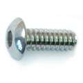 Midwest Fastener #10-24 Socket Head Cap Screw, Polished 18-8 Stainless Steel, 1/2 in Length, 10 PK 33264